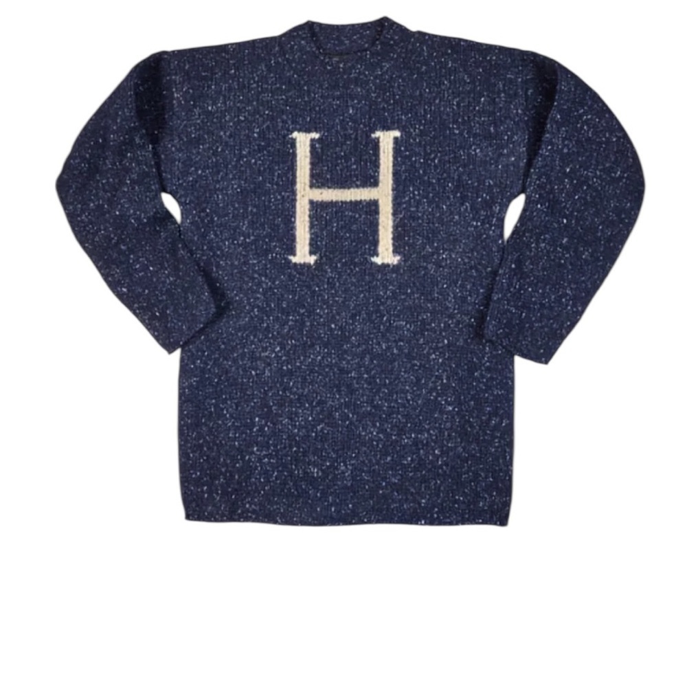 Wizarding World of Harry Potter Wool H for Harry Sweater Blue Adult XS
